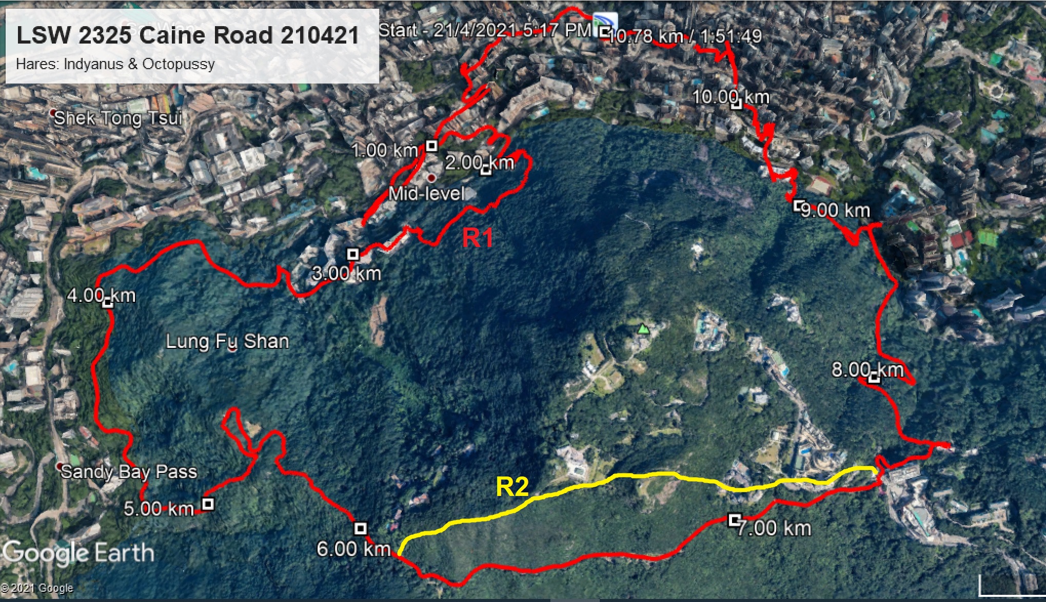 Caine Road 210421 12km