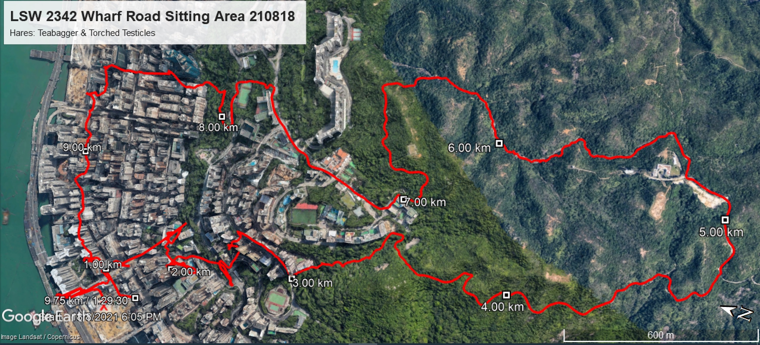 Wharf Road Sitting Area 210818 9.75km