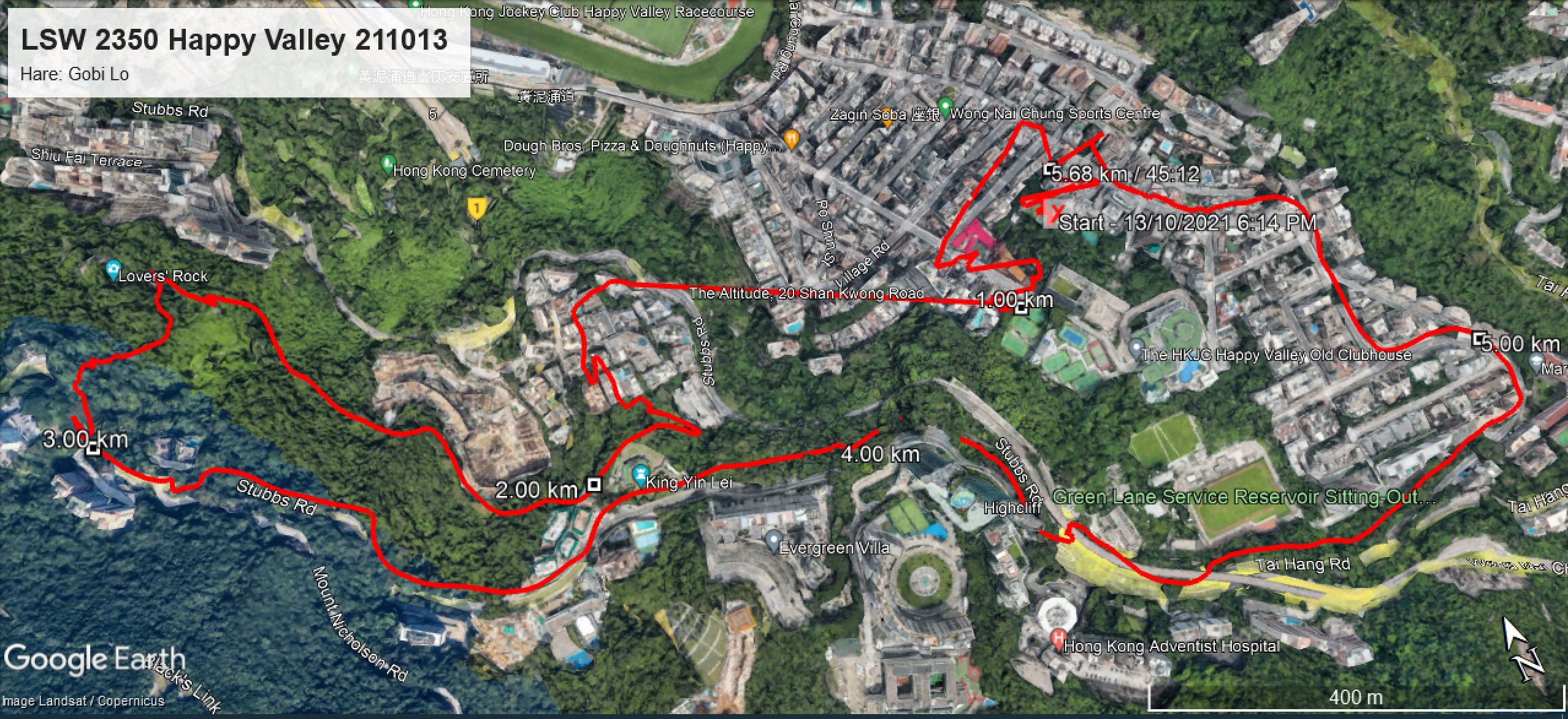 LSW 2350 Happy Valley 211013 5.68km