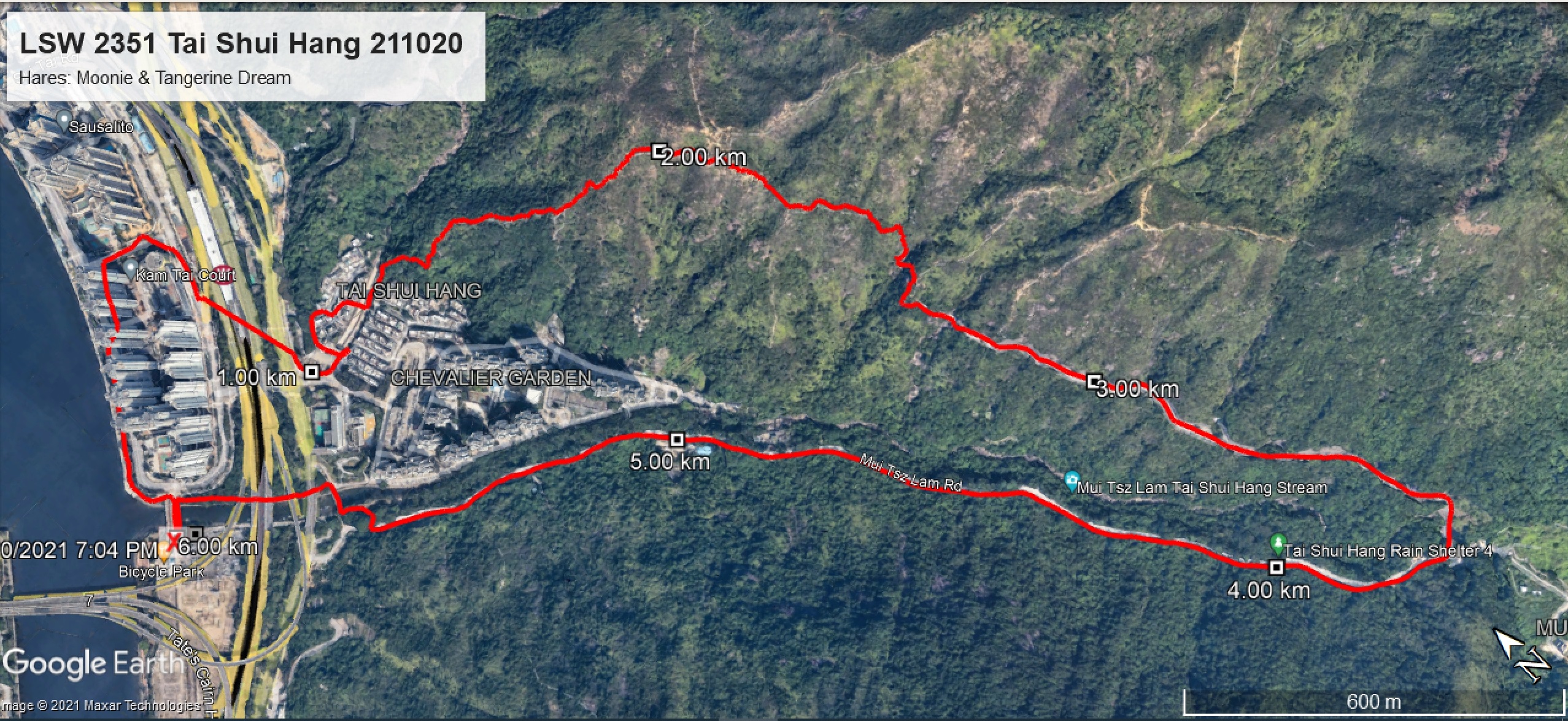 Tai Shui Hang 211020 6.07km