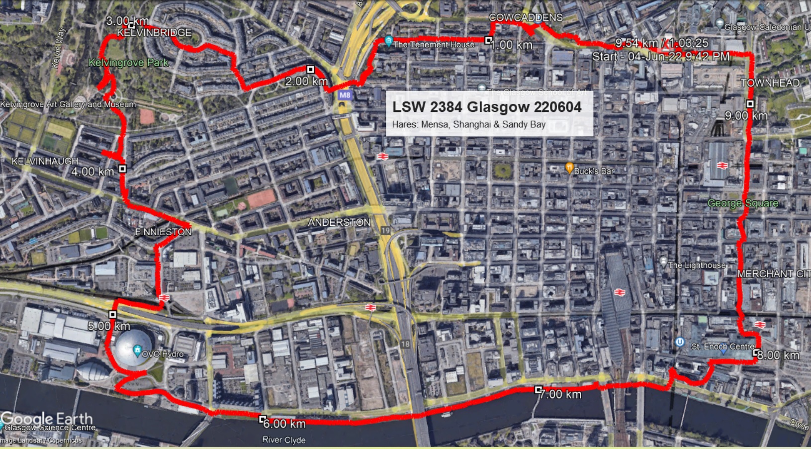 Glasgow 220604 9.54km