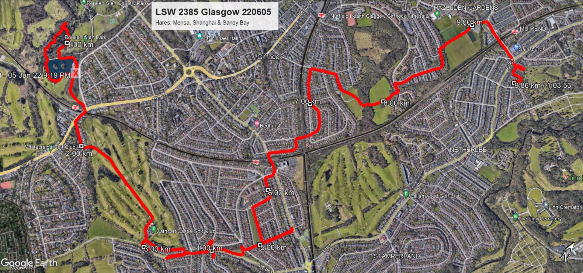 Glasgow 220605 9.86km