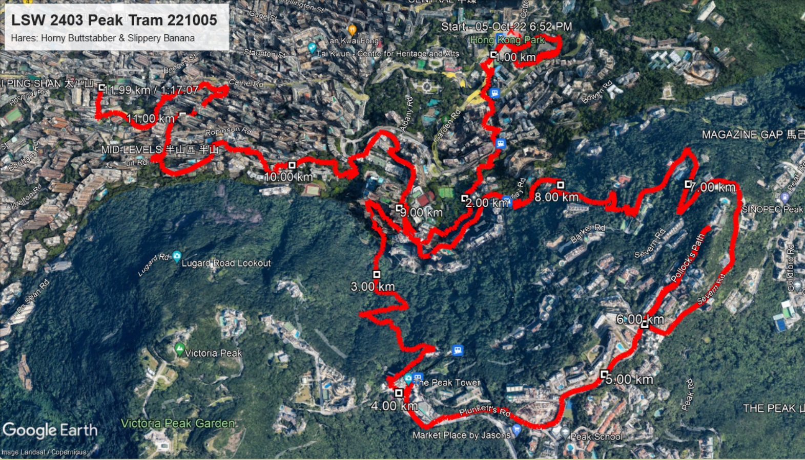 Peak Tram 221005 11.99km