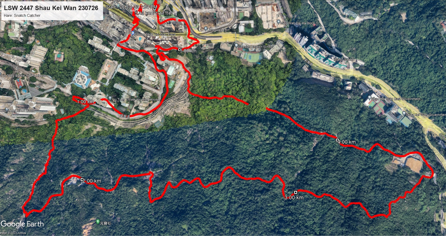 Shau Kei Wan 230726 5.43km