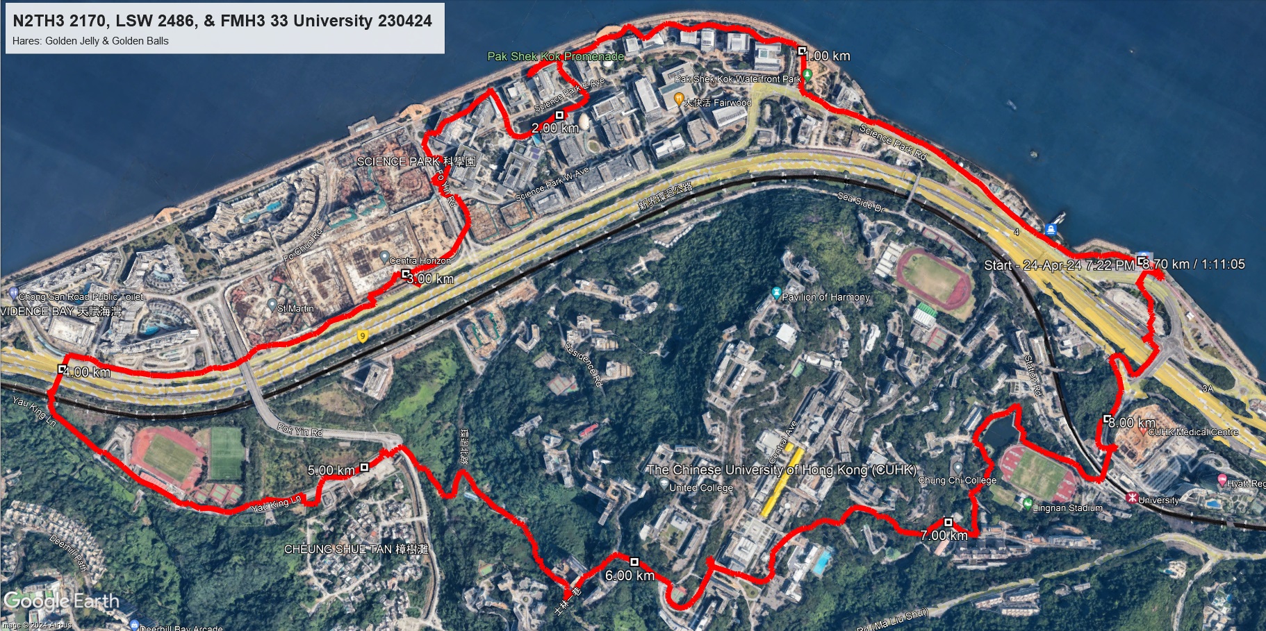 University 230424 8.70km