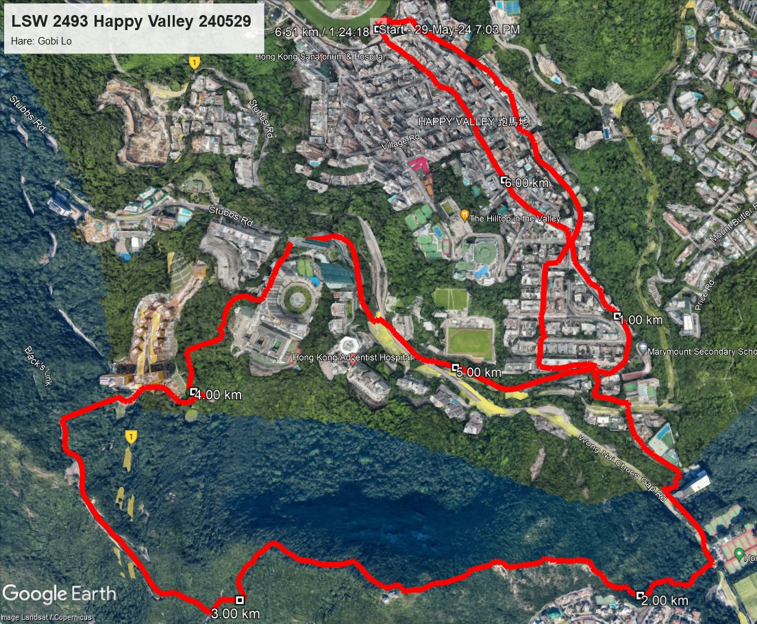 Happy Valley 240529 6.51km