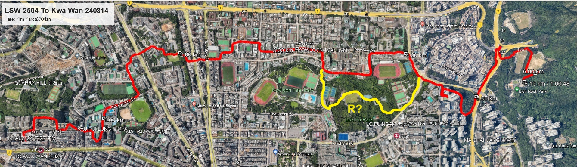 To Kwa Wan 240814 6.10km