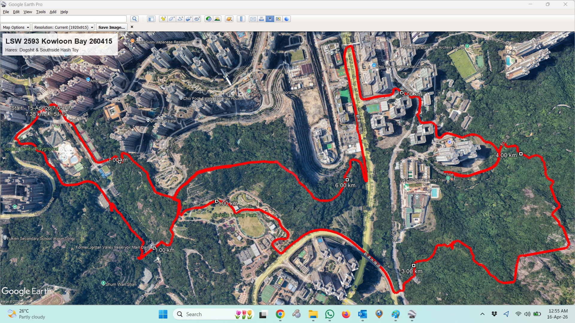 Kowloon Bay 260415 7.38km